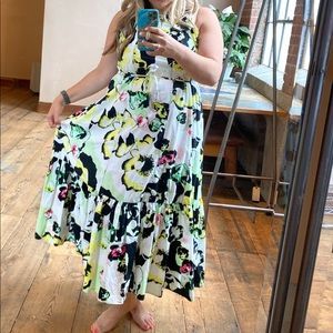 Anthropologie size L dress with pockets, fits well at sz 14-16